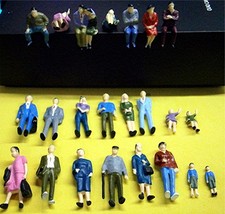 lot de 24 figurines pour diorama échelle 1/43 +ou- lot 6