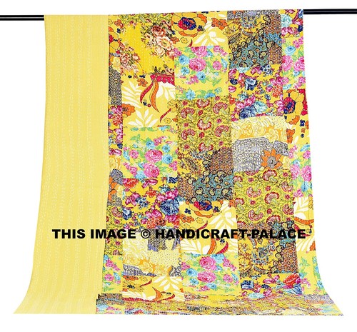Couverture kantha patchwork - couverture,