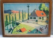 ANCIENNE AFFICHE D'ECOLE -