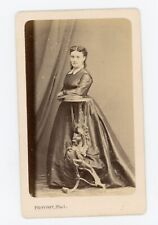 PHOTO CDV, une femme pose pour PROVOST à TOULOUSE empire guéridon