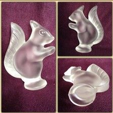 STATUETTE ÉCUREUIL CRISTAL