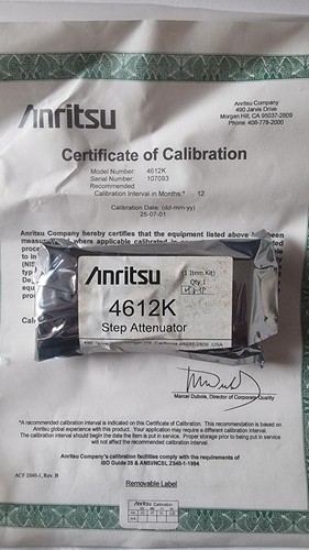 Anritsu 4612k step - anritsu,