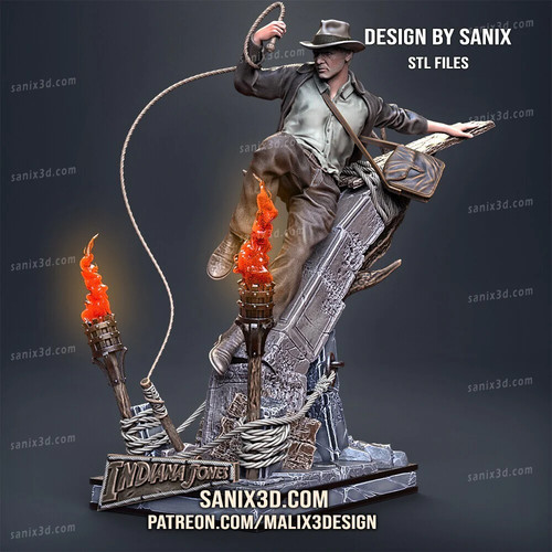 Indiana jones figurine fan art - fan,
