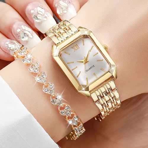 Montre femme dorée - montre,