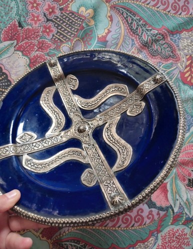 Ancien plat marocain artisanal