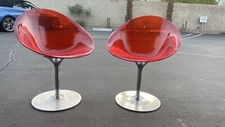 PAIR 2 RED Kartell EROS