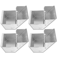  4 Pcs Mangeoire Lapin Pour