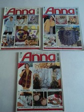 LOT 3 BURDA - ANNA N°8 1998- le 9  1998 -  le 10 1998 Ouvrages Manuels  V. S...