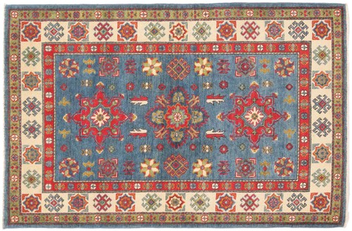 Kazak tapis 100x150 noué - kazak,