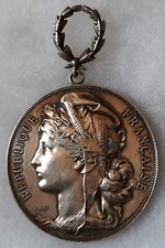 Médaille en Argent 62 grammes 1889 SPORT VILLE DE PARIS par VERNON ART MEDAL FR