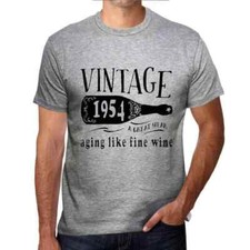 ULTRABASIC Homme Tee-Shirt Vieillissement Comme Un Bon Vin 1954 Aging Like A