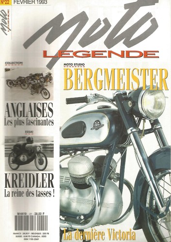 Moto legende bergmeister - legende,