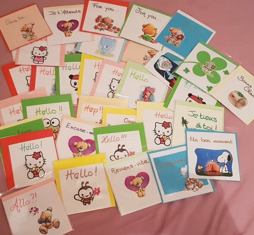 Cartes voeux diverses - 40,