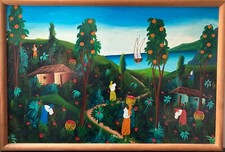 Astrel huile toile signée