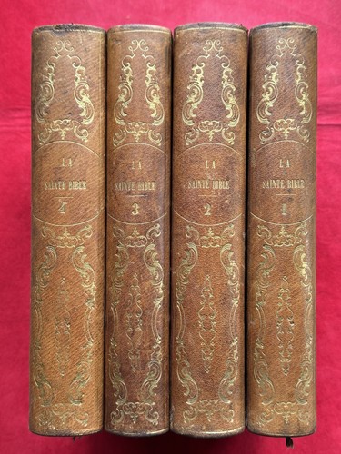 Sainte bible 4 tomes - la,