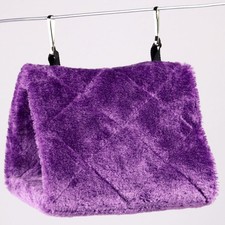  Hamac en peluche pour oiseaux, niche à câliner, cabane pour oiseaux, cachette