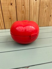 Boîte Tupperware tomate – diam. 12 cm – boîte de conservation rétro