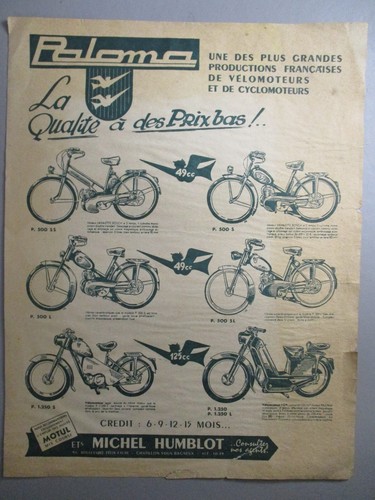 Prospectus cyclo velomoteur - et,