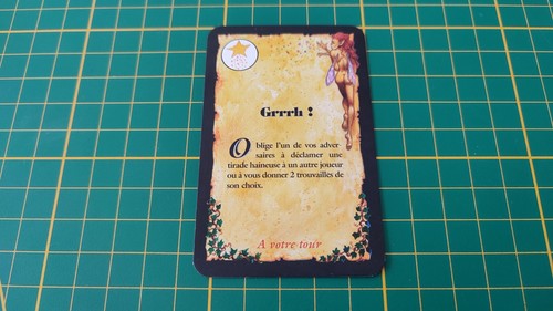 Carte sortilège grrrh - carte,