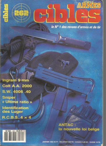 Cibles 262 ingram 9mm - cibles, n°262