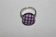 Bague argentée réglable +