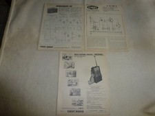 TROIS ANCIENNES NOTICES CIBOT