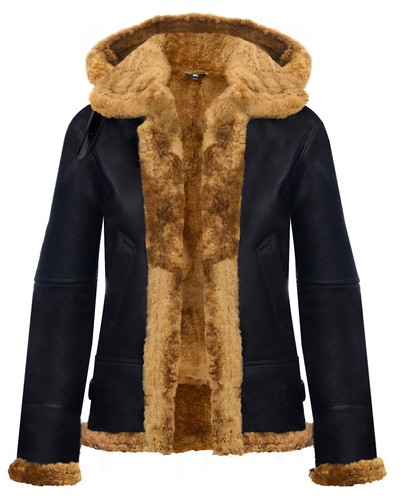 Veste peau mouton - veste, à