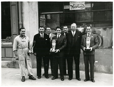 Les champions  de Bretocyl Graphité Bret - Oil Vintage silver print Tirage arg