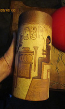 Egypte Joli vase en Grès