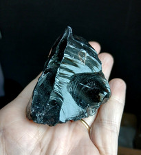 Obsidienne fumée translucide