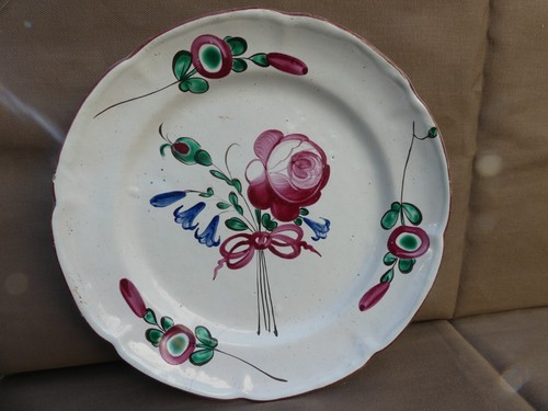 Strasbourg assiette faience - strasbourg, en