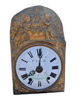 Horloge pendule comtoise mecanique balancier d'époque 19ème