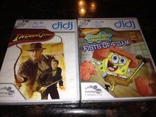 New Leapfrog Didj Math Games Indiana Jones And Spongebob Fists Of Foam