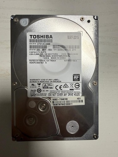 Toshiba dt01aca300 hdd 3to - dt01aca300,