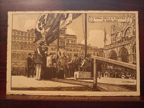 Cpa italie venesia - venesia, posa