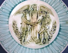 Assiette Militaire Historique Alliance France Russie 1892 - 1917