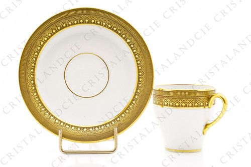 Tasse moka incrustations - tasse, or