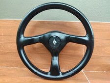 Volant R32 3 rayons pour Nissan Skyline R32 BNR32Cuir noir d'origine JDM