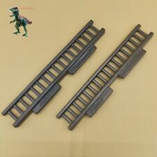 X2 Playmobil pièce manoir victorienne-balustrade toit-grille protection fenêtre