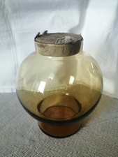 VASE BOULE ANCIEN EN VERRE