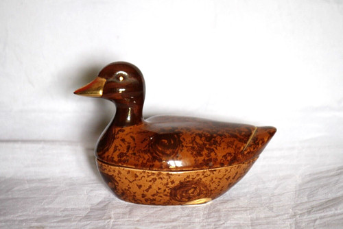 Canard terrine faience michel - canard,