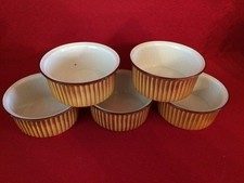 5 RAMEQUINS porcelaine MEHUN