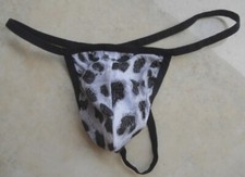 String léopard/peau de vache