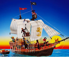 Playmobil -- Pièce de rechange -- Bateau 3750 --