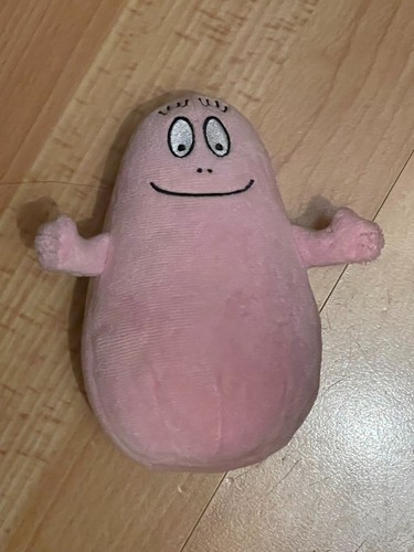 Peluche barbapapa rose 14cm - peluche,