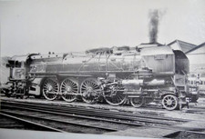 carte photo CPA--locomotive vapeur-EST-série 13 -immat-241 031  (ref 359)