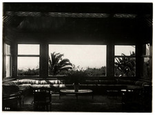 Maroc, salon à identifier Vintage silver print,  Tirage argentique  17x22,5 