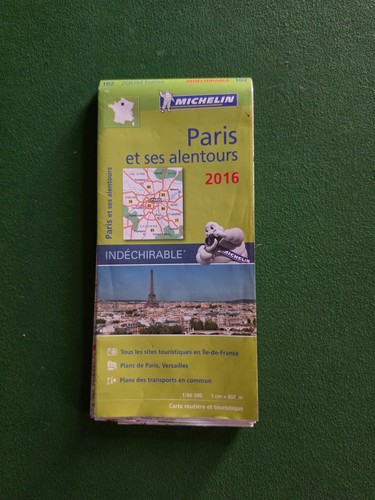 Carte michelin 102 paris - carte, et