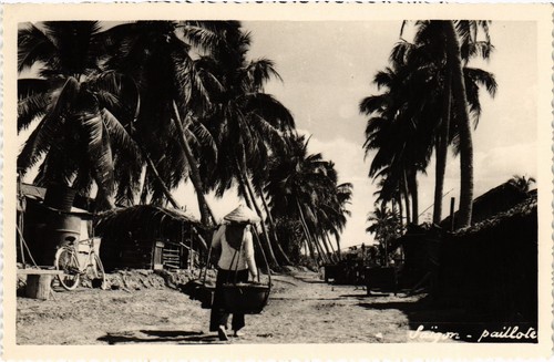 Cpa vietnam saigon - cpa, paillote