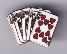 RARE PINS PIN'S .. JEU GAMES CARTES CARD TAROT POKER COEUR QUINTE FLUSH ~FU